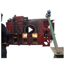 Continuous sawdust carbon kiln/rice husk carbonizing oven/charcoal making machine